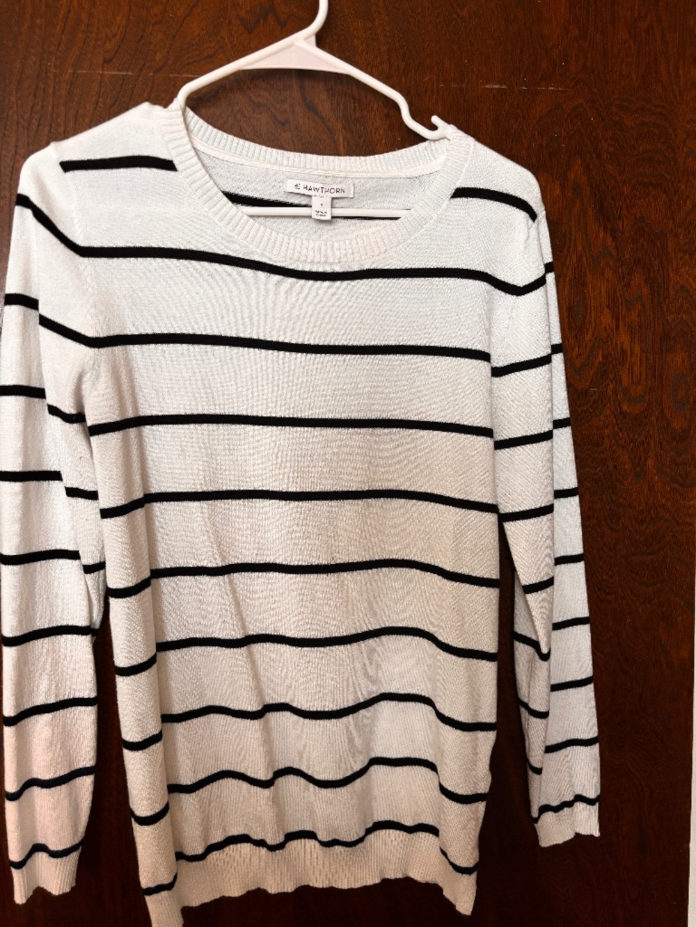 Small Black and White Sweater